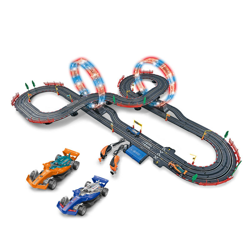 Gldyql Toy Track Racing Cars