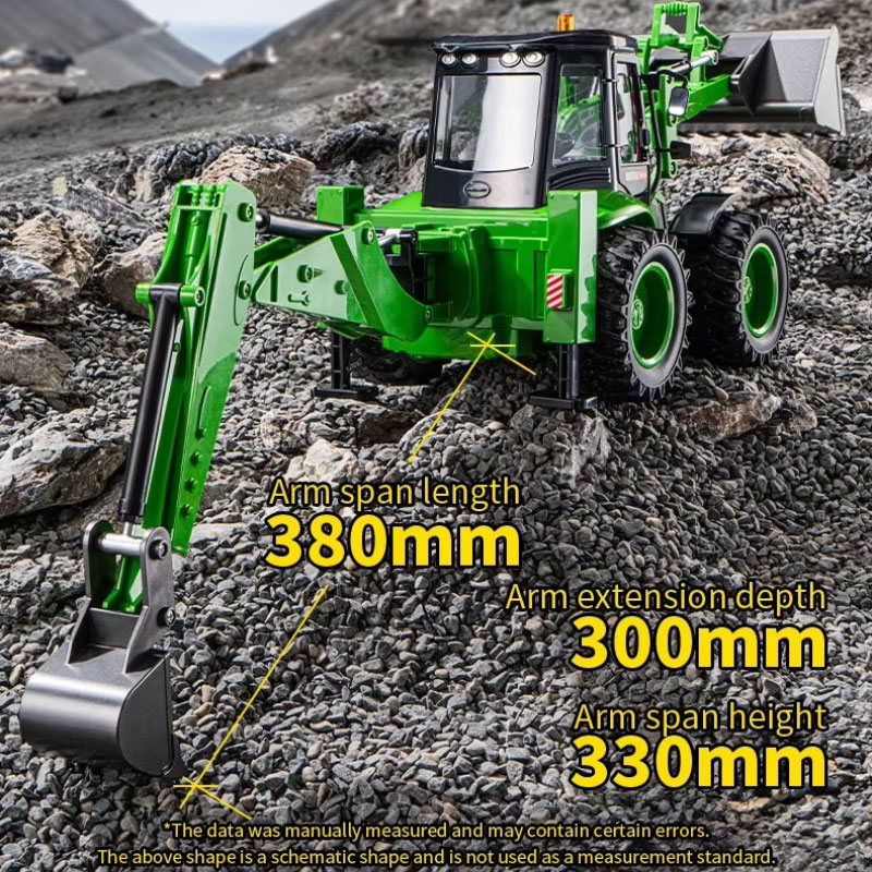 Backhoe Toy Backhoe Size